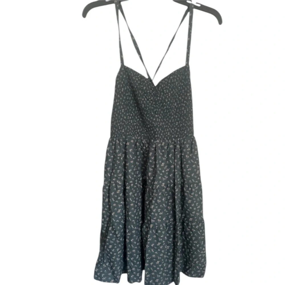 Madewell Green Sleeveless Sundress Sweetheart Neckline